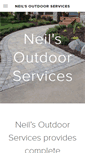 Mobile Screenshot of neilsoutdoorservices.com